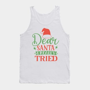 Santa I Am Tired Tank Top